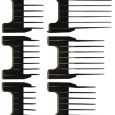 Wahl Trimmer Guides Chromado/Moser 6pk